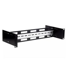 48~174mm 조절 브래킷 딘 산화 합금 알루미늄 48.3cm(19인치) 랙 키트 atroodac 깊이 9kg(19.84파운드) 슬롯 레일 장착 가능한 용량 마운트 무게 din, 19IN 2U | Adjustable