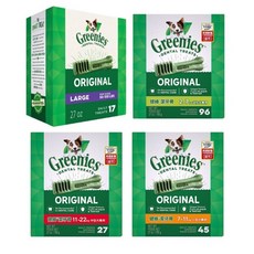 Greenies 健綠潔牙骨 原味 多款尺寸 狗零食, 27支盒裝-11~22KG犬, 765g, 1個