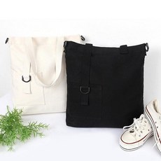 면 패브릭 크로스에코백 남녀 천가방 책가방 데일리백