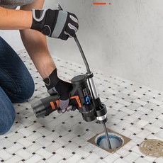 電動馬桶疏通機 管道疏通器 電動疏通機 堵塞下水道疏通器 疏通水管機 延長管, 【C】疏通機7.5米套裝