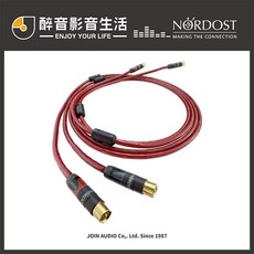 Nordost Red Dawn 3 (1m) 紅光3 RCA訊號線.台灣公司貨, 1個