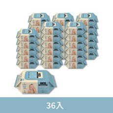 RICO 嬰兒口手濕紙巾, 1個, 36入