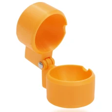 둥근 롤리팝 몰드 플라스틱 원형 구체 만들기 3cm 균일한 크기 디저트 캔디 베이킹 주방, 01 Orange1PC