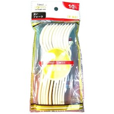 Need LOHAS 美味極厚餐叉10入組 PJ821，一次性餐具，戶外野餐叉子, 顏色隨機, 10個
