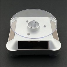 빙글 돌아가는 태양광 LED 회전 전시 쇼케이스