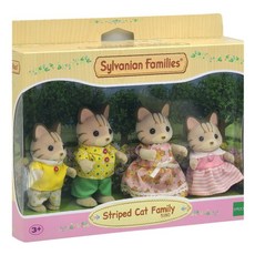 실바니안 줄무늬 고양이가족 인형 모형 역할 소꿉 놀이 아기 장난감 완구, 1
