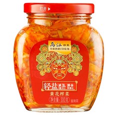 烏江榨菜 黃花口味瓶裝榨菜300g 開胃下飯佐餐小菜, 300g, 1個