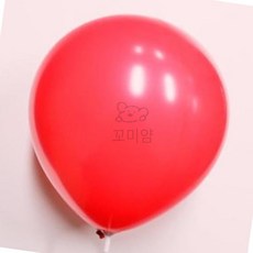 꼬미얌 펄풍선 펄레드 30cm 100개입 어린이집풍선장식