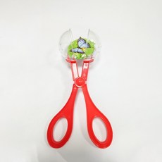 肥婆奶奶 昆蟲捕捉器 戶外捕蟲夾 彩色泡珠昆蟲夾 探險觀察安全玩具工具 抓蟲工具 抓蟲 捕蟲網 抓蟲器 捕蟲 上課無聊, 泡泡捕蟲器-紅色, 1個