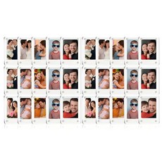 Natuvee 아크릴 자석 액자 15팩 6 x 9cm(2.375 3.575인치) 울트라 투명 벽 사진 냉장고 프레임 냉장고용 미니 보호 인스탁스 미니용 폴라로이드(15팩), 30팩