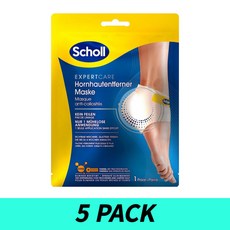 Scholl 숄 엑스퍼트케어 각질 발꿈치 풋 마스크 5개