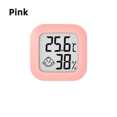가정용 전자 디지털 온도계 실내 측정기 센서 게이지, 03 Pink