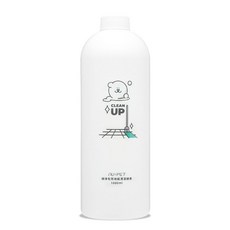 Nu4pet 陪心寵糧 植淨毛孩地板器皿清潔酵素潔膚濕巾，犬貓小動物適用，溫和清潔配方, 1個, 地板清潔酵素1000ml,單瓶