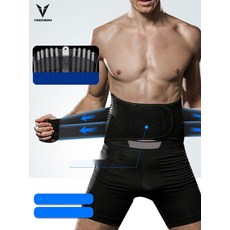 헬스장 복압 벨트 코어 운동용 허리 지지 보호대, 1. 베이직 6스프링, L