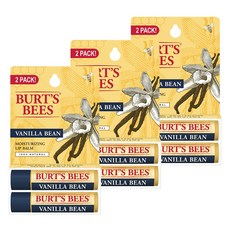 버츠비 모이스처라이징 립 밤, Vanilla Bean, 4.25g, 6개