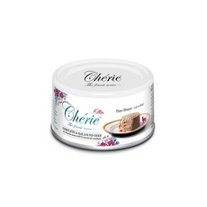 法麗 Cherie 幼貓主食罐 鮪魚慕斯 80g x3入組，完整均衡營養，符合AAFCO標準, 1個, 天然鮪魚慕斯 80gx3, 80ml, 鮪魚