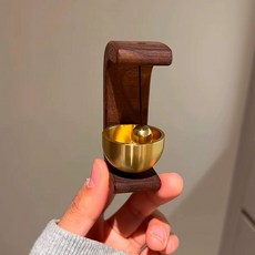 풍경종 구리종 현관문종 집들이선물 개업선물 미니방울, 너도밤나무 C자형, 1개, 기본 색상