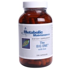 METABOLICMAINTENANCE 帶有 The Big One Iron 的膠囊, 100顆, 1罐
