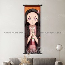 귀멸의칼날 아크릴스탠드 귀칼 장식 애니메이션 영화 캐릭터 포스터 홈 데코 벽걸이 그림 스크롤 귀멸의 칼날, [00] 25x75cm(10x30inch), [91] gmzr33-3