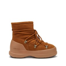 문부츠 루나 레이스업 스웨이드 부츠