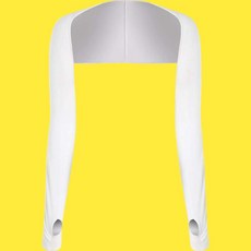 여름 어깨 볼레로 팔토시 화이트 냉감팔토시볼레로 크롭숏팔토시볼레로 골프이너웨어 볼레로팔토시골프