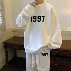 大碼潮流衛衣衛褲運動休閑兩件套秋季新款寬鬆百搭男