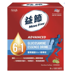 Schiff Move Free 益節葡萄糖胺6in1 精華飲 30包/盒, 1箱, 30份