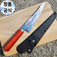 브랜웰 명인 고탄소강 사시미칼 전문가용 고급 일식 회칼, 1개, 고급 원목