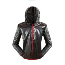 자전거비옷 사이클 배달용 자켓 야광 방수 레인코트 MTB 라이딩웨어 다크 그레이 S