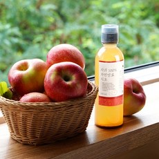 초맘 씨뺀 자연 발효 사과식초 (350ml/1L), 1개, 1L