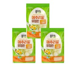 풀무원 깐 메추리알 유정란 190g 3개