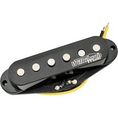 Wilkinson Vintage 60 s Staggered Alnico 5 Single Coil Bridge Pickup for Strat Style Electric Guita, Black