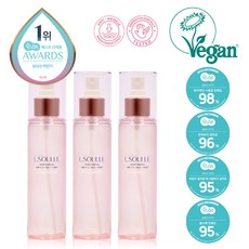 엘솔레 단 1회 사용 피부 진정 118%개선 임상 아이돌 승무원 미스트 3SET, 3개, 150ml