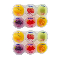 나나코 어솔티드 푸딩, 648g, 2개