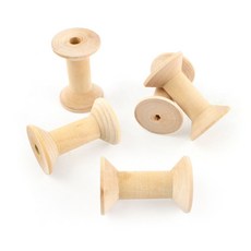 3cm x 4.5cm 나무 실패 5개입 ( 우드 보빈 원목 만들기 재료 실감기 앤틱 소품 감성 꾸미기 엄마표미술놀이 그리기 diy )