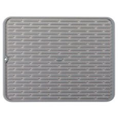 옥소 굿 그립 13265200MLNYK 실리콘 배수 매트 그레이, Large Drying Mat