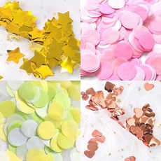 할로윈파티소품 파티행사소품 대용량 은박종이 파티세트 컨페티200g, 종이2.5cm원형-베이비