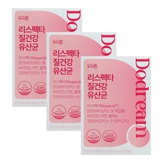 두드림 리스펙타 질 건강 생균 30캡슐 x 3박스 (3개월분), 30회분, 3개