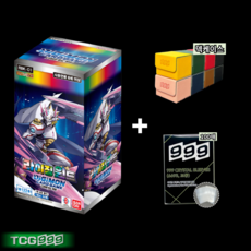 디지몬카드 리부트 부스터 라이징 윈드 RBK-01 한글판 미개봉 1박스 / 프로모팩 2팩 + 가죽덱케이스 + 카드보관슬리브 증정 [정품], 1개