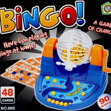 BINGO 賓果搖獎機 48張卡 90號, 1個, 一組入