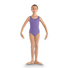 Bloch Dance Girls 글라디올러스 리본 백 탱크 레오타드 라벤더 12
