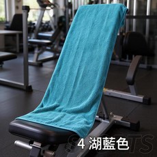 健身運動巾 速乾吸汗 鋪巾, 湖藍色, 1個