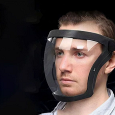 벌초 안면 보호구 농작업용 페이스 투명 안면 커버 안전 잡초제거 마스크 예초기 가리개 풀베기 가림막