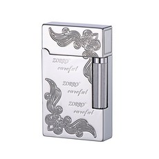ZORRO煤油打火機 純銅側滑點火 防風雕花打火機