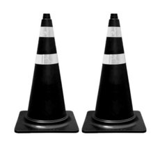 동광세이프티 칼라콘 핑크, 4개, 검정