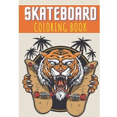 Skateboard Coloring Book: For Kids and Toddlers - 30 Unique Pages to Color on Skateboards Skateboar... Paperback, Independently Published, English, 9798592220265