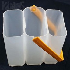 Elaris 휴대용 삼단 수채화 물통 물감물통