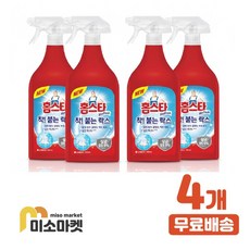 홈스타 맥스프레쉬 착붙는락스 900ML 4개