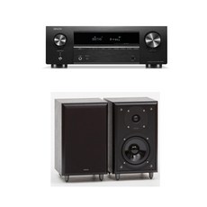 데논 AVR-X580BT + 엘탁스 Monitor 1 MK2 블루투스 하이파이 오디오, 블랙, 선택완료, 블랙