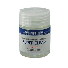 IPUCG18/아이피피/ 아이피피 [UCG18] 슈퍼클리어 UV CUT 유광 18ml(도료 모델링 프라모델 군?.., 1개
